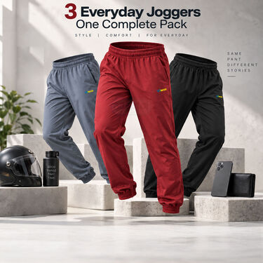Pack of 3 Smart And Comfortable Joggers (3SPT26)