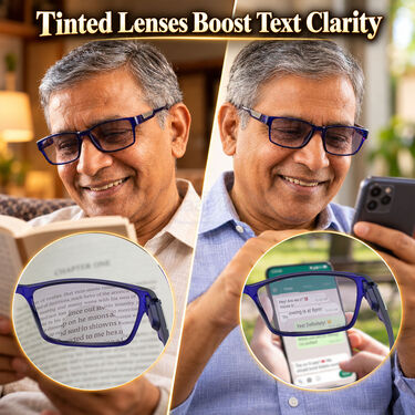 Coloured Bifocal Adaptive Power Reading Glasses Buy 1 Get 2 Free (3BOC6RG68)