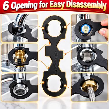 Multifucntional Repair Tool For Mixter Tap Installation (HT229)