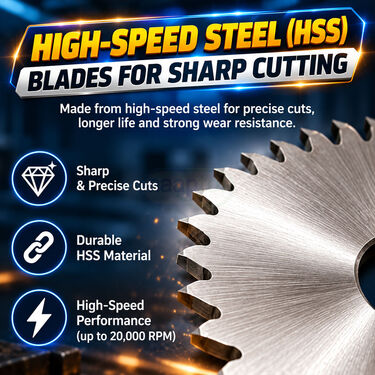 8 Pcs Saw Blades With Shaft For Electric Grinder (HT240)