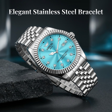 Ocean Blue Prestige Stainless Steel Watch (MWA5)