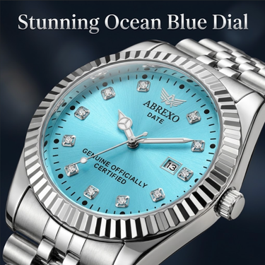 Ocean Blue Prestige Stainless Steel Watch (MWA5)