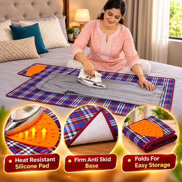 Pick Any 1 Anti Skid Iron Mat With Silicone Pad (ICPM2)