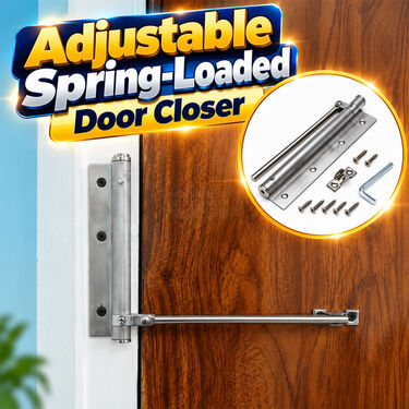 Adjustable Spring-Loaded Door Closer (HT226)