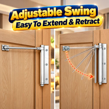 Adjustable Spring-Loaded Door Closer (HT226)