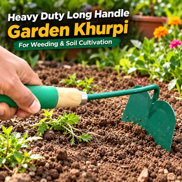 Heavy Duty Long Handle Garden Khurpi For Weeding & Soil Cultivation (GDN21)