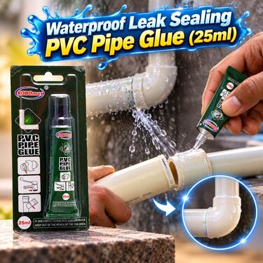 Waterproof Leak Sealing PVC Pipe Glue (25ml) (SAN22)