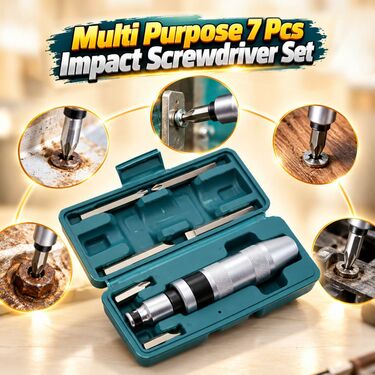 Multi Purpose 7 Pcs Impact Screwdriver Set (HT250)