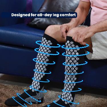 Full Leg Compression Socks Buy 1 Pair Get 2 Pair Free (FLC02)