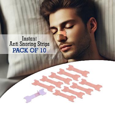 Instant Anti Snoring Strips Pack Of 10 (ASS01)