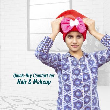 Quick Dry Towel Head Cap for Hair & Facial Care (BT7)