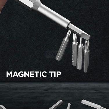 6 in 1 Hammer Torch + 15 Pc Magnetic Screwdriver Set (HT39)