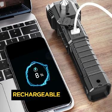 6 in 1 Hammer Torch + 15 Pc Magnetic Screwdriver Set (HT39)