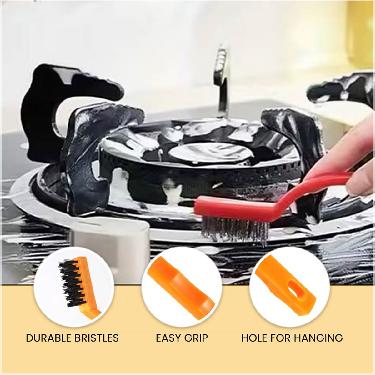 Pack Of 5 Tough Stain Cleaning Brush & Scraper
