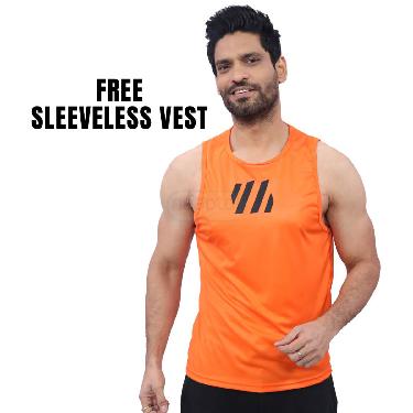 2 Full Face Helmet Mask For Bikers With Free Sleeveless Vest (2MB1)