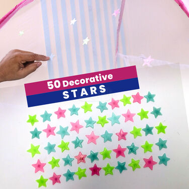Pick Any 1 Foldable Double Bed Mosquito Net with 50 Decorative Stars (DMN4)