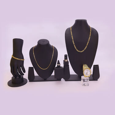 Golden Watch + 2 Chain + 2 Austrian Diamond Ring + Bracelet (MGW2C2RB)