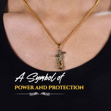 Lord Hanuman Pendant Set With 3 Pendant Free (MGJ53)