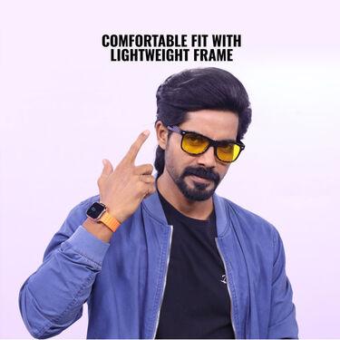 Day & Night HD Vision Glasses With Stylish Digital Watch (NVGW3)