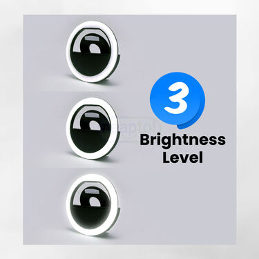 28 LED Rechargeable Super Bright Clip-on Ring Light  (LRG)