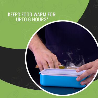 2 Layer Airtight & Leakproof Steel Insulated Lunch Box (2LILB1)