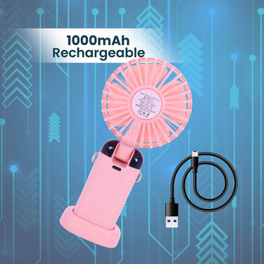 Cool Cool Portable USB Fan With Fragrance Filter & Mobile Stand (EF26)