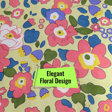 Multi Floral Fitted Double Bed sheet with 2 Pillow Covers (DBS19)