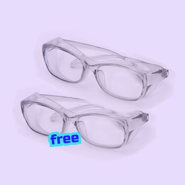 Eye Protection Safety Glasses Buy 1 Get 1 Free (2SG2)
