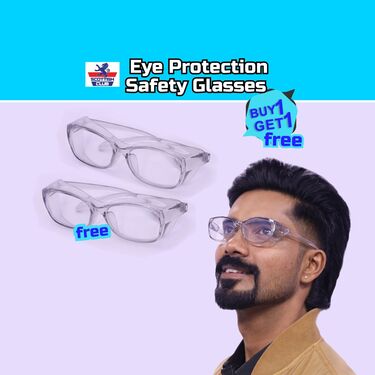 Eye Protection Safety Glasses Buy 1 Get 1 Free (2SG2)
