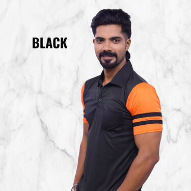 Pack Of 5 Designer Collar T-Shirts (5PT19)