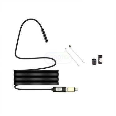 HD USB Inspection Camera With 6 LED Lights & 3 Attachments (CCTV20 ...