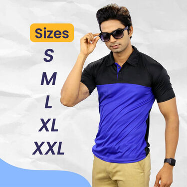 Pack Of 5 Summer Cool Collar T-Shirts + FREE Stylish Watch + Leatherite Wallet + Sunglasses (5PTW6)