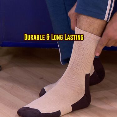 Heel & Toe Soft & Extra Padded Socks Buy 1 Get 2 Pair Free (HPCS01)