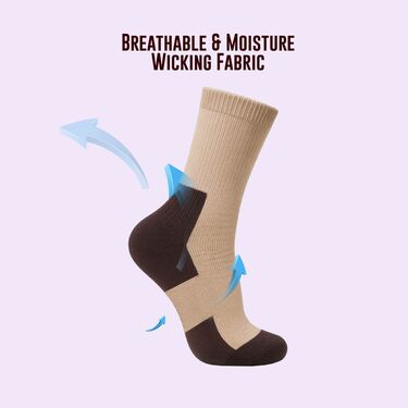 Heel & Toe Soft & Extra Padded Socks Buy 1 Get 2 Pair Free (HPCS01)