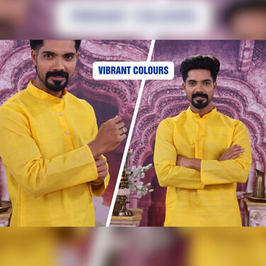 3 Super Comfortable Cotton Kurta For Men (3KM1)