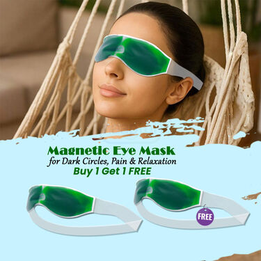 Magnetic Eye Mask For Dark Circles, Pain & Relaxation Buy 1Get 1 Free (MEM2)