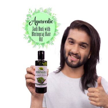 Ayurvedic Jadi Buti & Nature Leaf Bhringraj Hair Oil (ATBHO)
