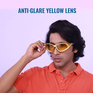 Stylish Golden HD Night Vision Glasses Buy 1 Get 1 Free (2NVG2)