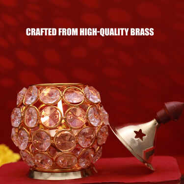 Designer Crystal Diya (1CD1)
