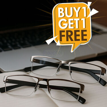 Daily Use Bifocal Adaptive Power Reading Glasses B1 G1 Free (2BORG)