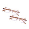 Rimless Colored Adaptive Power Reading Glasses B1 G1 (2CRG2)