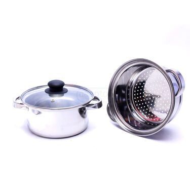 Stainless Steel Multi Cooking & Steaming Pot (2MCP2)