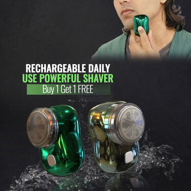 Rechargeable Daily Use Powerful Shaver - Buy 1 Get 1 FREE (2PS3)