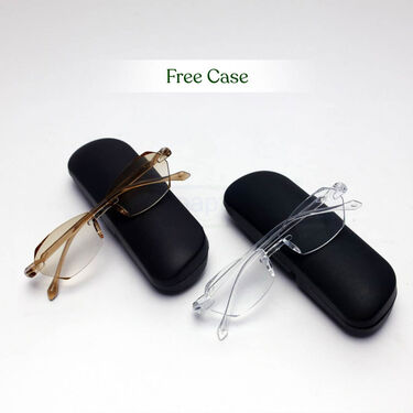 Rimless Adaptive Power Reading Glasses B1 G1 (2RG10)