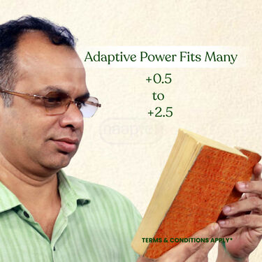 Rimless Adaptive Power Reading Glasses B1 G1 (2RG10)