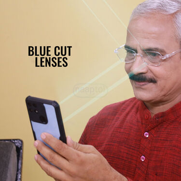 Rimless Adaptive Power Reading Glasses B1 G1 (2RG6)