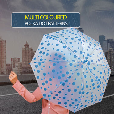 Buy 1 Get 1 Transparent Multi Colour Umbrellas (2U1)