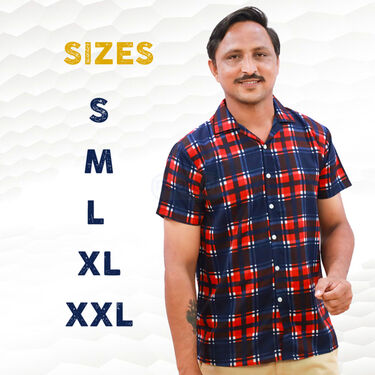 Designer Half Sleeves Slim Fit Printed Shirts (2PS4)