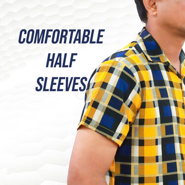 Designer Half Sleeves Slim Fit Printed Shirts (2PS4)