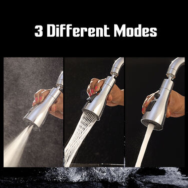 Easy 3 In1 Rotating Designer Sprayer Tap